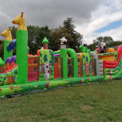 PARCOURS GONFLABLE ZOO